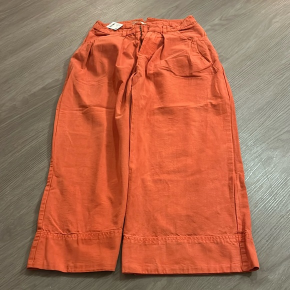 Free People Pants Orange Size 2 - Picture 2 of 4